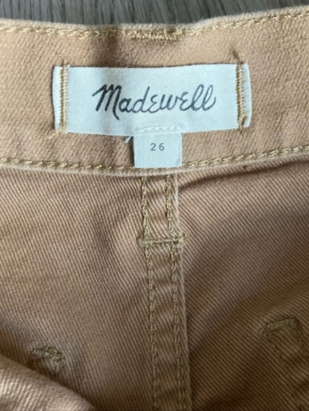 Madewell | The Perfect Vintage Fatigue Shorts in Tan - Picture 9 of 11